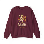 Natchez Pilgrims Crewneck Sweatshirt - Vintage Defunct Baseball Teams - Mississippi