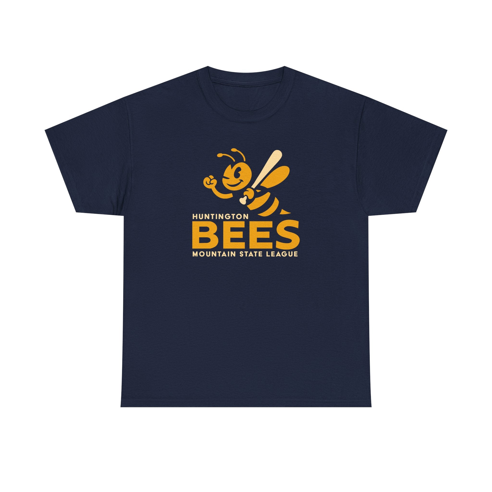 Huntington Bees T-Shirt (Heavyweight) - Vintage Defunct Baseball Teams