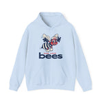 San Jose Bees 1960s Style Hoodie - Vintage Defunct Baseball Teams - California