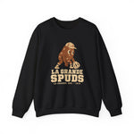 La Grande Spuds Crewneck Sweatshirt - Vintage Defunct Baseball Teams - Oregon