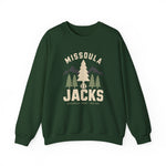 Missoula Timberjacks Crewneck Sweatshirt - Vintage Defunct Baseball Teams - Montana