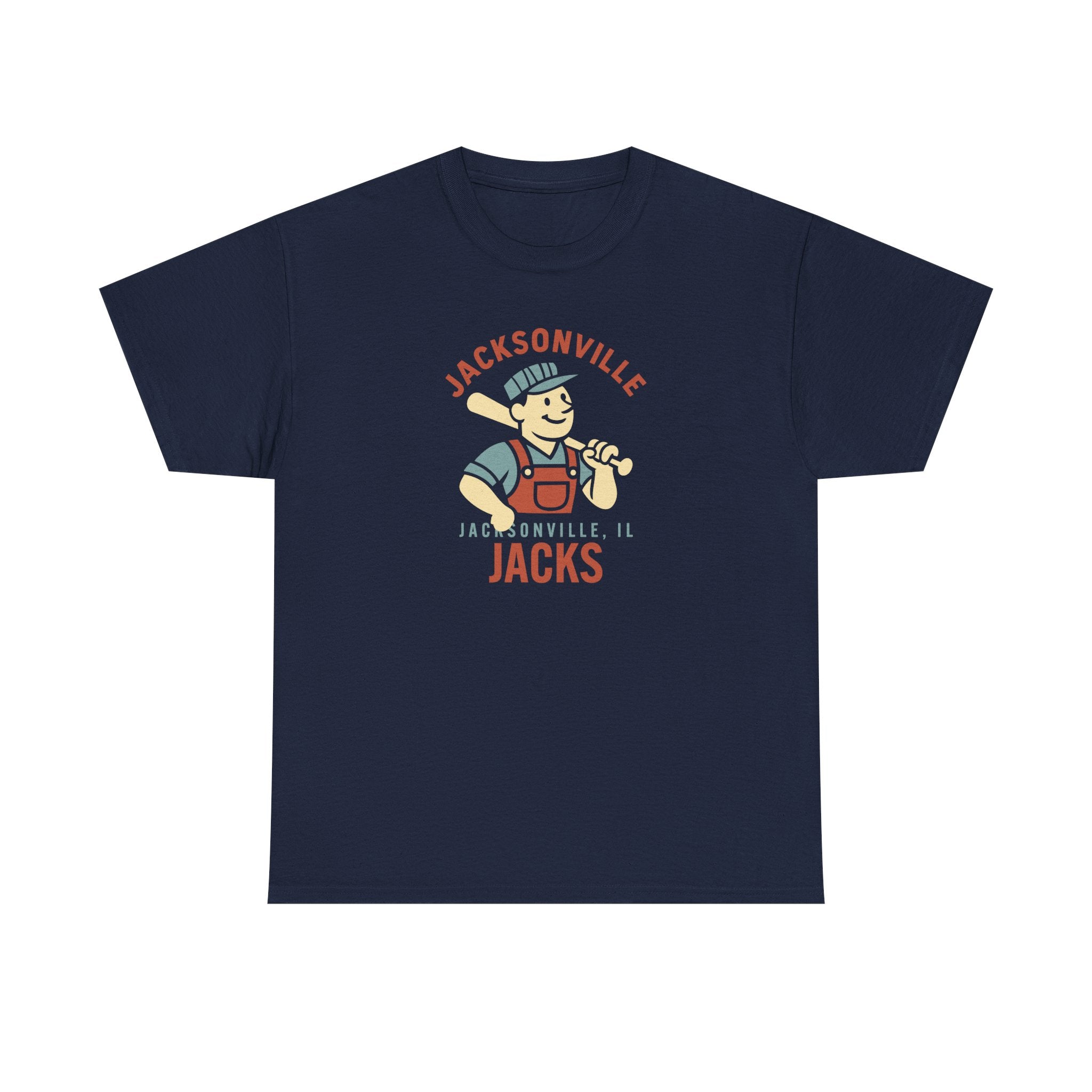 Jacksonville Jacks T-Shirt (Heavyweight) - Vintage Defunct Baseball Teams