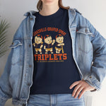Leaksville-Draper-Spray Triplets T-Shirt (Heavyweight) - Vintage Defunct Baseball Teams - North Carolina