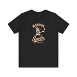 Monroe Sports T-Shirt (Premium Lightweight) - Vintage Defunct Baseball Teams - Louisiana