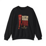Baton Rouge Red Sticks Crewneck Sweatshirt - Vintage Defunct Baseball Teams - Louisiana