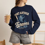 Port Arthur Tarpons Crewneck Sweatshirt - Vintage Defunct Baseball Teams - Texas