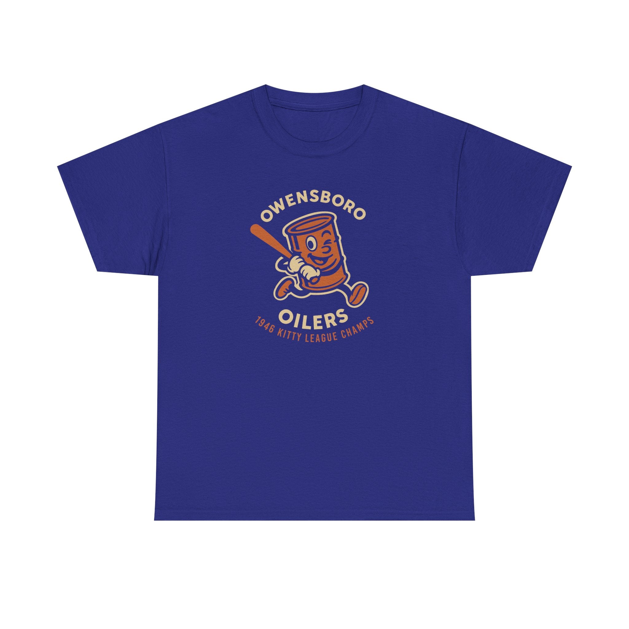 Owensboro Oilers T-Shirt (Heavyweight) - Vintage Defunct Baseball Teams