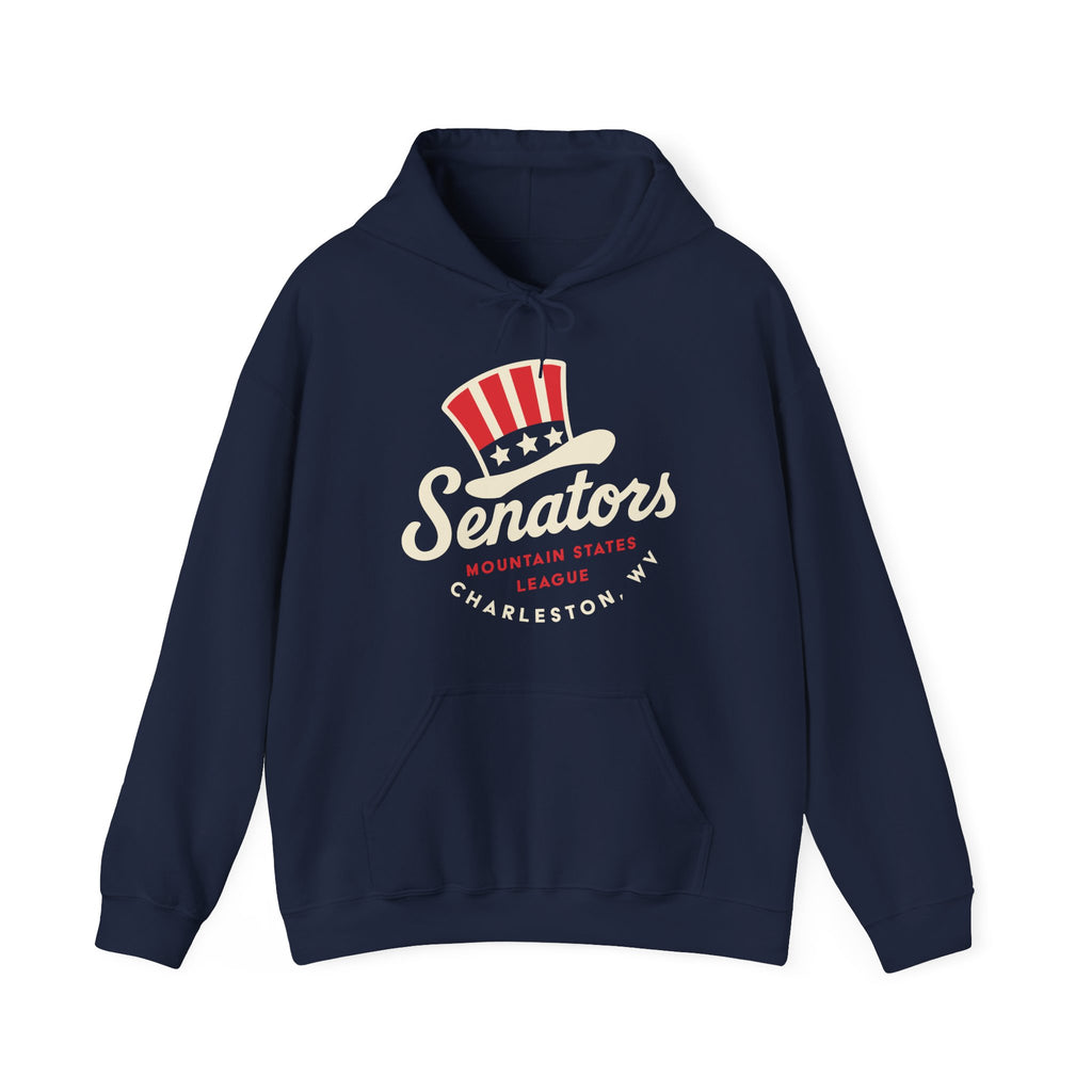 Charleston Senators Hoodie - Vintage Defunct Baseball Teams