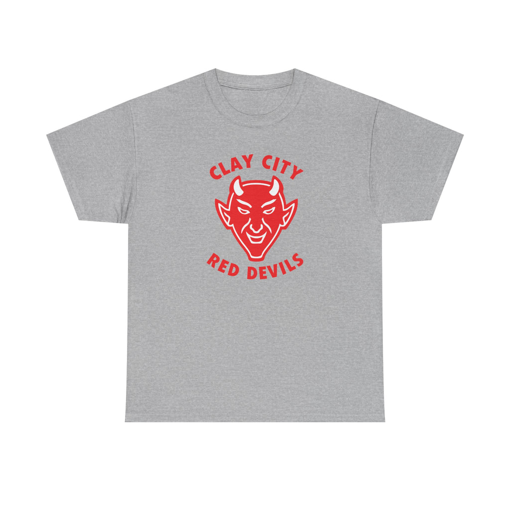 Clay City Red Devils T-Shirt (Heavyweight) - Vintage Defunct Baseball Teams