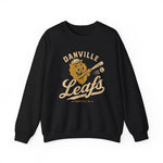 Danville Leafs Crewneck Sweatshirt - Vintage Defunct Baseball Teams - Virginia