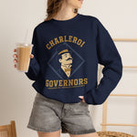 Charleroi Governors Crewneck Sweatshirt - Vintage Defunct Baseball Teams - Pennsylvania