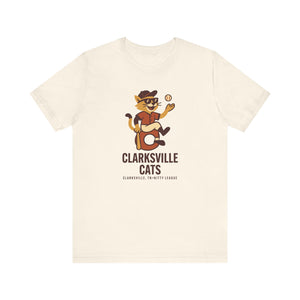 Clarksville Cats T-Shirt (Premium Lightweight) - Vintage Defunct Baseball Teams