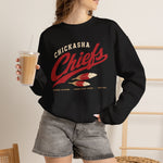 Chickasha Chiefs Crewneck Sweatshirt - Vintage Defunct Baseball Teams - Oklahoma