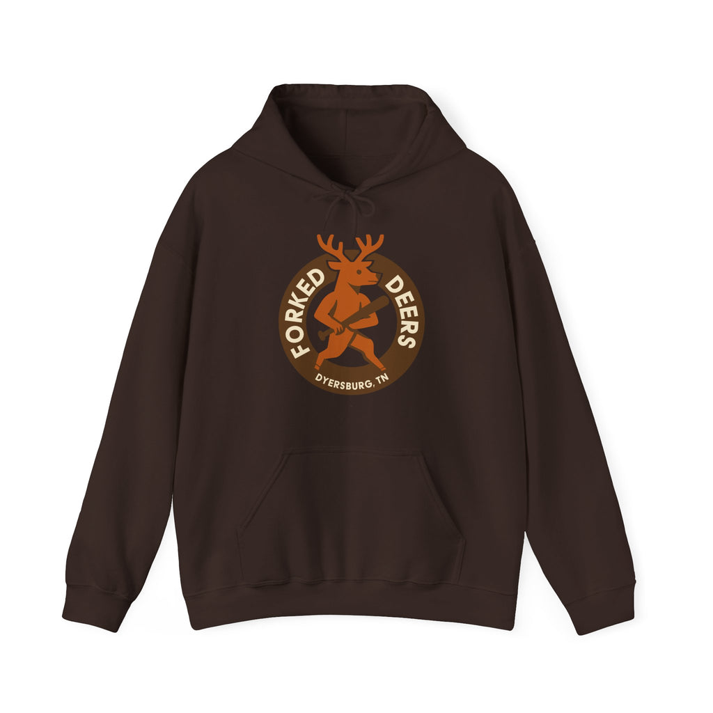 Dyersburg Forked Deers Hoodie - Vintage Defunct Baseball Teams