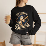 Greensboro Patriots Crewneck Sweatshirt - Vintage Defunct Baseball Teams - North Carolina
