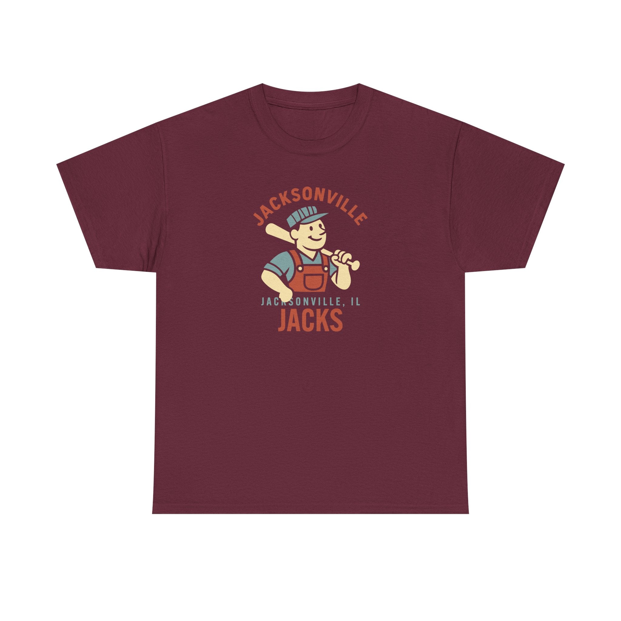 Jacksonville Jacks T-Shirt (Heavyweight) - Vintage Defunct Baseball Teams