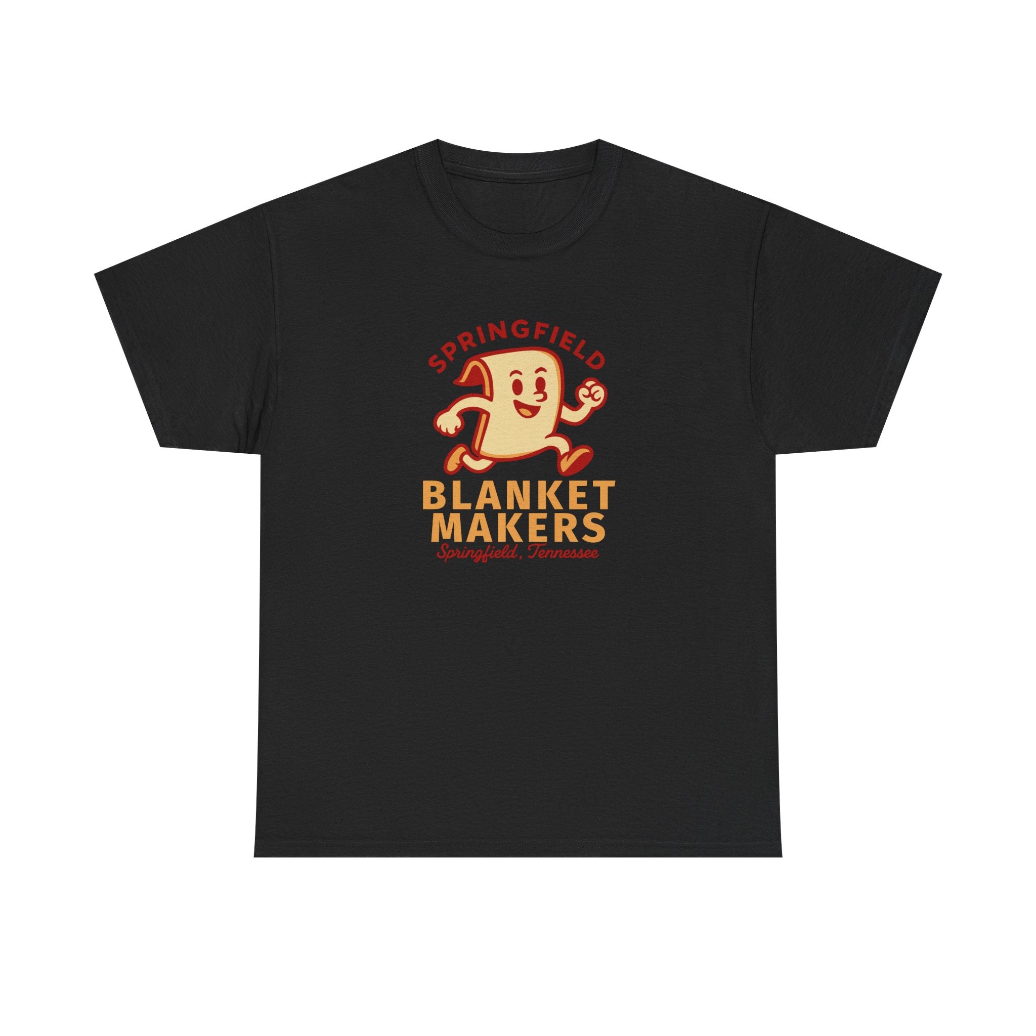 Springfield Blanket Makers T-Shirt (Heavyweight) - Vintage Defunct Baseball Teams