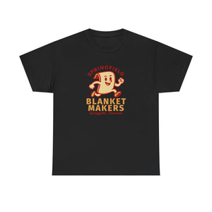 Springfield Blanket Makers T-Shirt (Heavyweight) - Vintage Defunct Baseball Teams