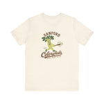 Sanford Celeryfeds Premium Lightweight T-Shirt in natural with the green cartoon celery stalk mascot swinging a bat on the front