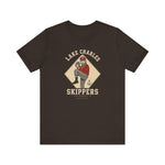 Lake Charles Skippers T-Shirt (Premium Lightweight) - Vintage Defunct Baseball Teams - Louisiana