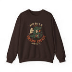 Mobile Swamp Angels Crewneck Sweatshirt - Vintage Defunct Baseball Teams - Alabama
