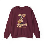 Atlanta Pretzels Crewneck Sweatshirt - Vintage Defunct Baseball Teams - Georgia