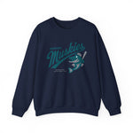 Muskegon Muskies Crewneck Sweatshirt - Vintage Defunct Baseball Teams - Michigan