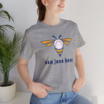San Jose Bees 1980s Style T-Shirt (Premium Lightweight) - Vintage Defunct Baseball Teams - California