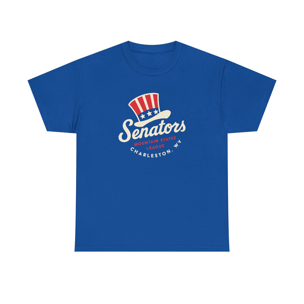 Charleston Senators T-Shirt (Heavyweight) - Vintage Defunct Baseball Teams