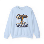 Ogden Spikers Crewneck Sweatshirt - Vintage Defunct Baseball Teams - Utah