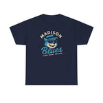 Madison Blues T-Shirt (Heavyweight) - Vintage Defunct Baseball Teams - Wisconsin