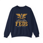 Federalsburg Feds Crewneck Sweatshirt - Vintage Defunct Baseball Teams - Maryland