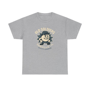 Danville Old Soldiers T-Shirt (Heavyweight) - Vintage Defunct Baseball Teams