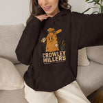 Crowley Millers Hoodie - Vintage Defunct Baseball Teams - Louisiana
