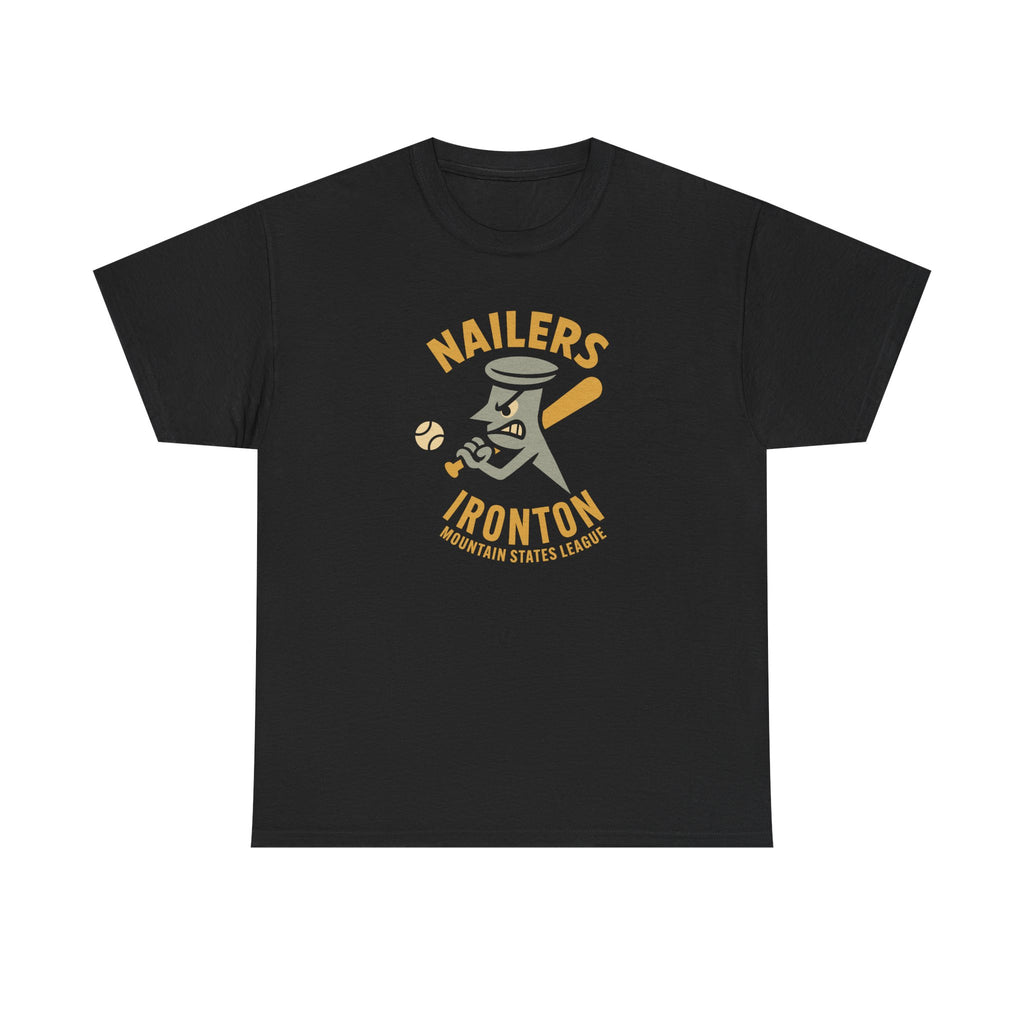 Ironton Nailers T-Shirt (Heavyweight) - Vintage Defunct Baseball Teams