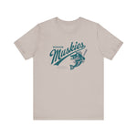 Muskegon Muskies T-Shirt (Premium Lightweight) - Vintage Defunct Baseball Teams - Michigan