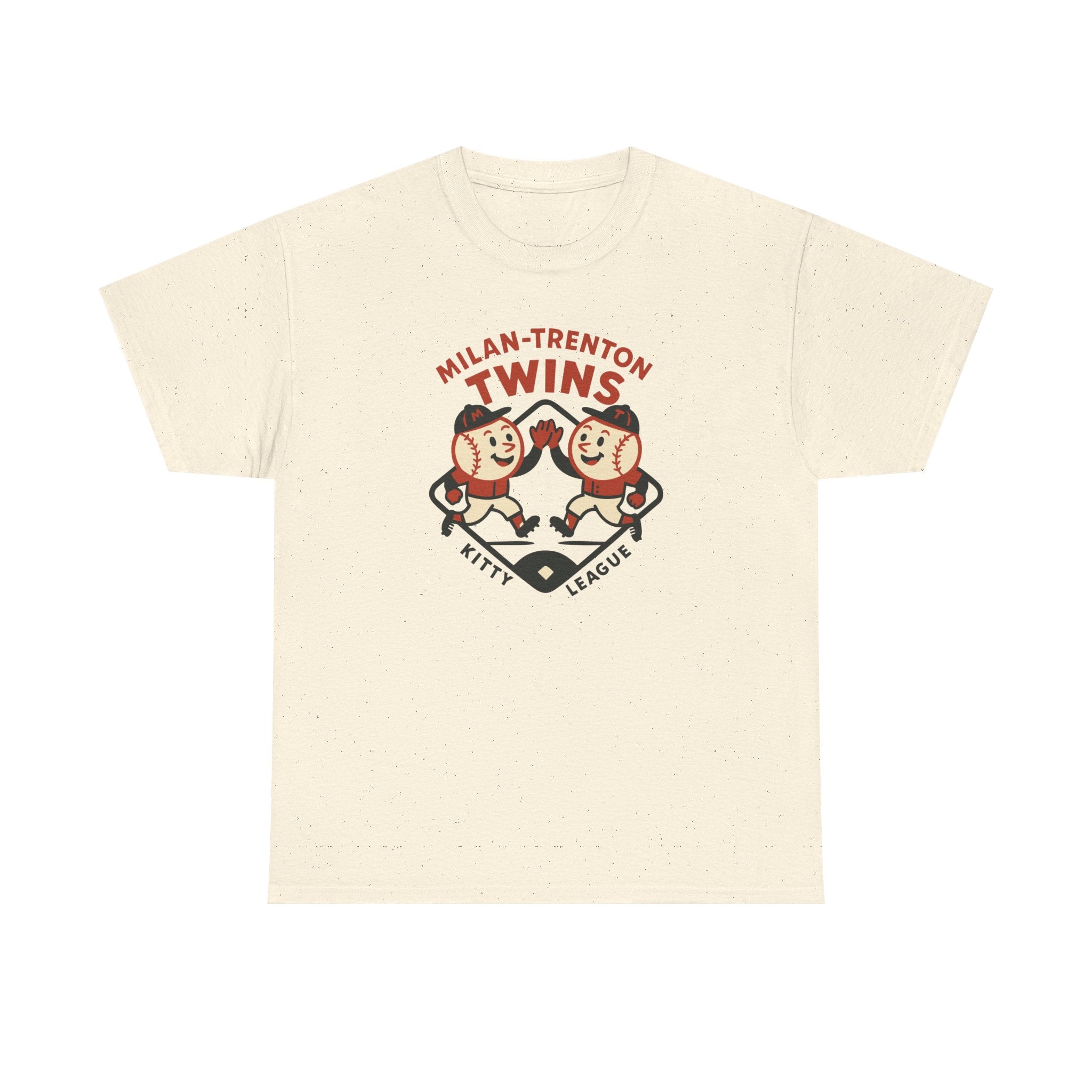 Milan-Trenton Twins T-Shirt (Heavyweight) - Vintage Defunct Baseball Teams