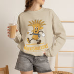 Hutchinson Wheatshockers Crewneck Sweatshirt - Vintage Defunct Baseball Teams - Kansas