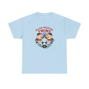 Milan-Trenton Twins T-Shirt (Heavyweight) - Vintage Defunct Baseball Teams