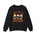 Leaksville-Draper-Spray Triplets Crewneck Sweatshirt - Vintage Defunct Baseball Teams - North Carolina