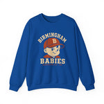 Birmingham Babies Crewneck Sweatshirt - Vintage Defunct Baseball Teams - Alabama
