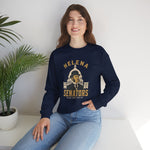 Helena Senators Crewneck Sweatshirt - Vintage Defunct Baseball Teams - Montana