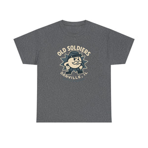 Danville Old Soldiers T-Shirt (Heavyweight) - Vintage Defunct Baseball Teams