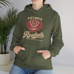 Victoria Rosebuds Hoodie - Vintage Defunct Baseball Teams - Texas