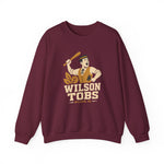 Wilson Tobs Crewneck Sweatshirt - Vintage Defunct Baseball Teams - North Carolina