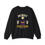 Minot Magicians Crewneck Sweatshirt - Vintage Defunct Baseball Teams - North Dakota