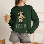 Americus Pioneers Crewneck Sweatshirt - Vintage Defunct Baseball Teams - Georgia