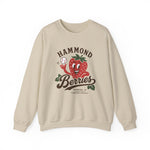 Hammond Berries Crewneck Sweatshirt - Vintage Defunct Baseball Teams - Louisiana