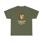 Clinton Owls Hoodie - Vintage Defunct Baseball Teams - Iowa