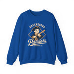 Greensboro Patriots Crewneck Sweatshirt - Vintage Defunct Baseball Teams - North Carolina